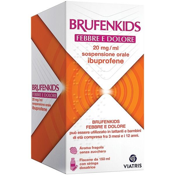 froben brufenkids febbre e dolore 20 mg/ml sospensione orale ibuprofene