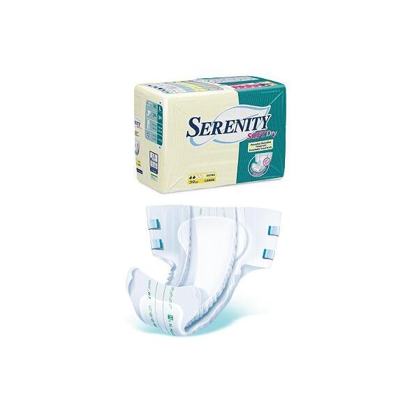 serenity spa pannolone per incontinenza serenity softdry formato maxi taglia medium 15 pezzi