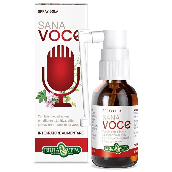 erba vita sana voce spray gola 30ml erbavita