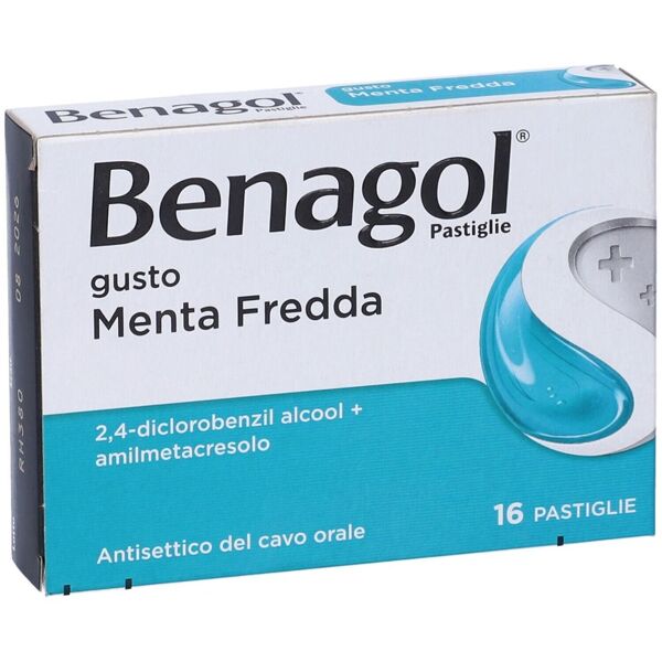 gola benagol pastiglie menta fredda antisettico cavo orale 16 pastiglie