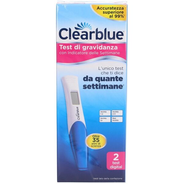 clearblue test di gravidanza con indicatore delle settimane 2 test