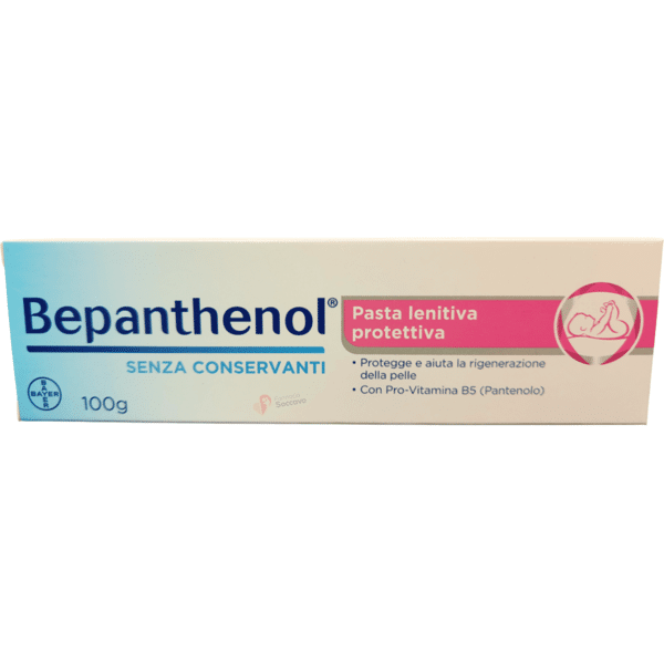 bepanthenol pasta lenitiva protettiva per prurito e irritazioni da pannolino 100 g