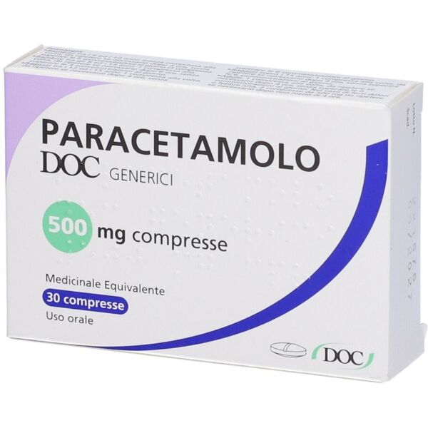 doc generici paracetamolo 30 compresse 500mg