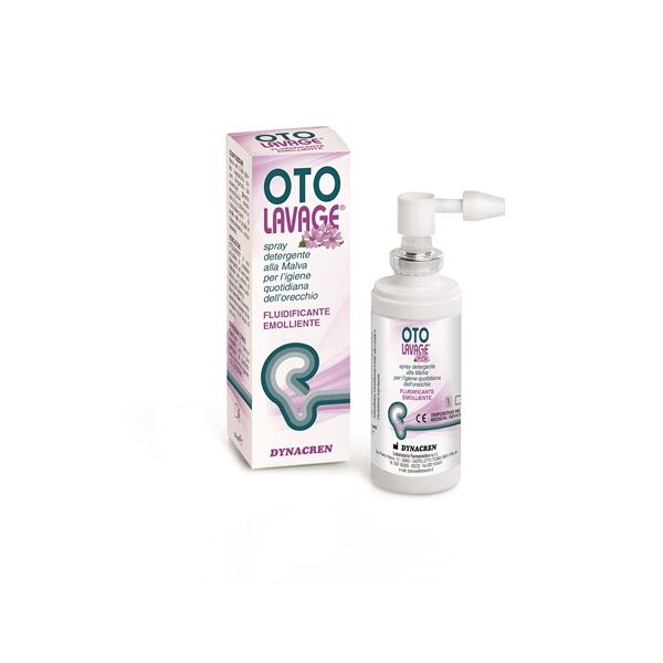 dynacren lab. farmaceutico srl otolavage spray detergente alla malva per l'igiene quotidiana dell'orecchio 50 ml