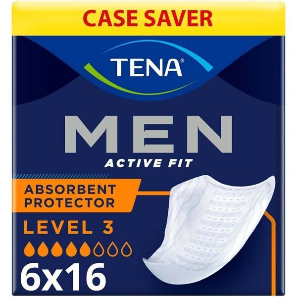 tena men livello 3 assorbente sagomato per perdite urinarie uomo 8 pezzi