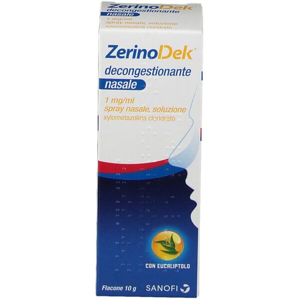 zerinol zerinodek decongestionante nasale 1 mg/ml spray nasale 10 g