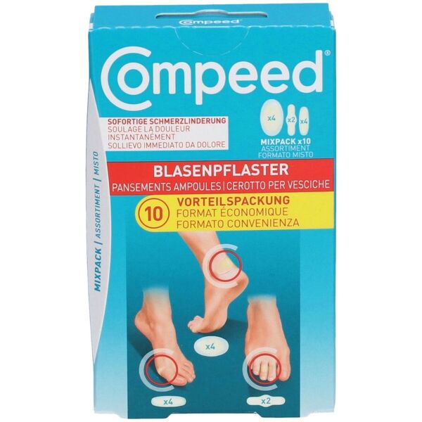 compeed cerotti per vesciche medio formato misto 10 cerotti