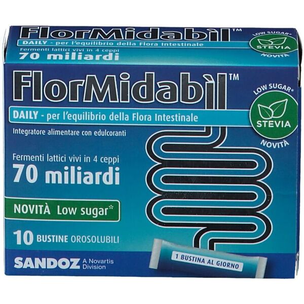 flormidabil daily polvere integratore fermenti lattici 10 bustine