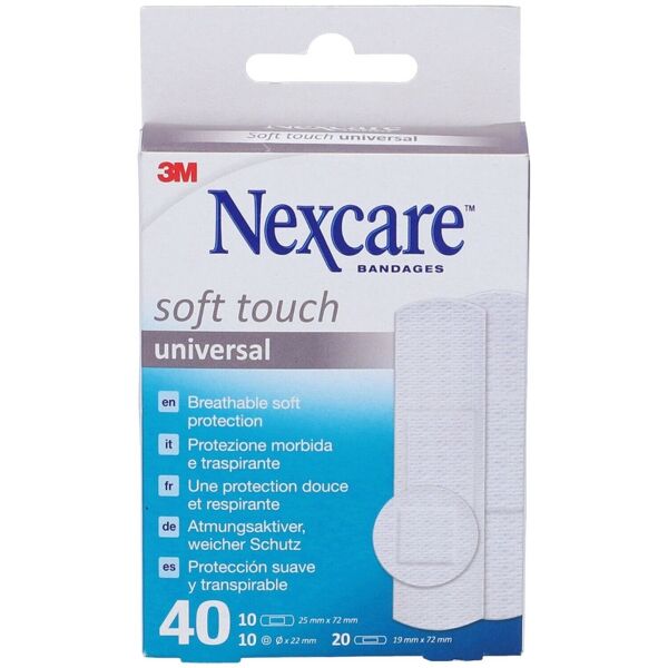 nexcare 3m cerotti assortiti n0540as 3 misure confezione da 40 pezzi