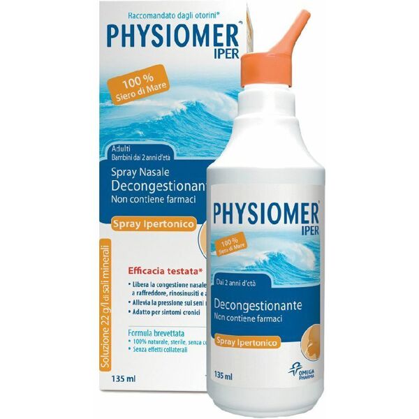 physiomer csr physiomer iper spray nasale decongestionante 135 ml