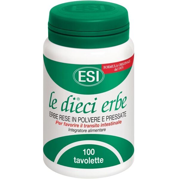 esi le dieci ere esi le dieci erbe integratore digestivo 100 tavolette 40g