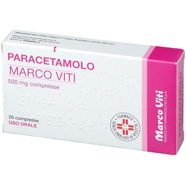 marco viti paracetamolo 500 mg 20 compresse