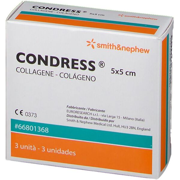 pharmaidea srl condress collagene equino 5x5cm 3 pezzi