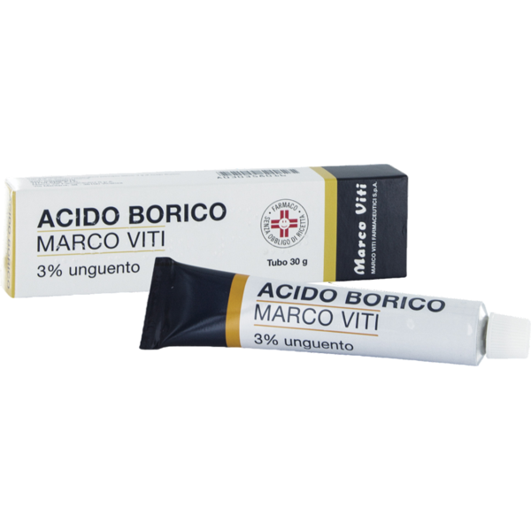 marco viti farmaceutici spa acido borico marco viti 3% unguento antisettico tubo 30 g