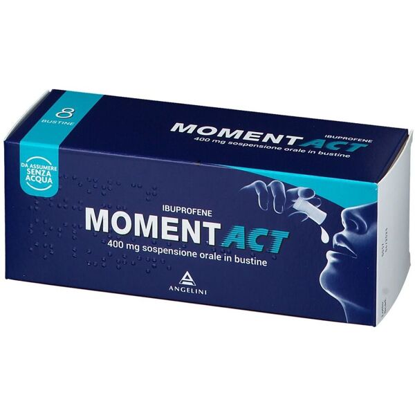 moment act liquido 400 mg ibuprofene analgesico sospensione orale 8 bustine