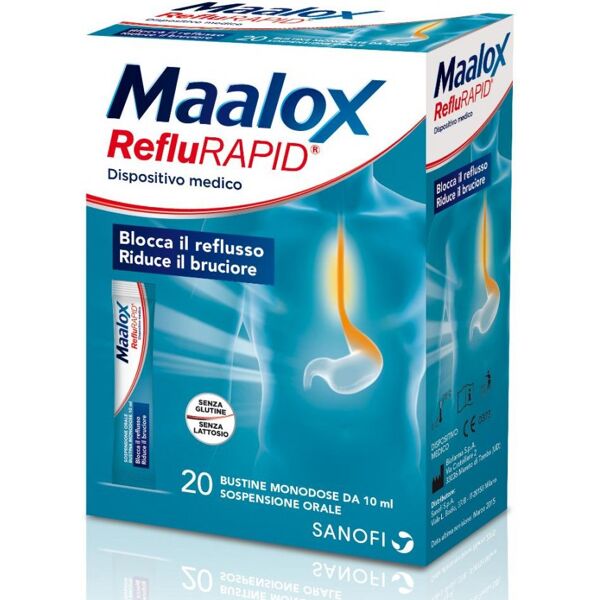 maalox reflurapid 20 bustine