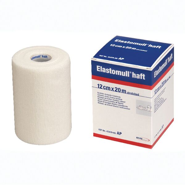 elastomull benda elastica autoadesiva haft compressione forte cm12x20m