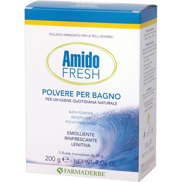 farmaderbe amido fresh polvere bagno 5 bustine