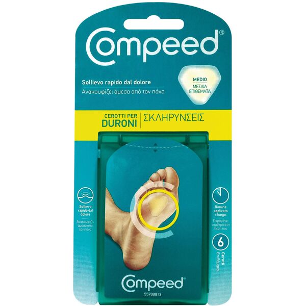 compeed duroni cerotti formato medio 6 pezzi