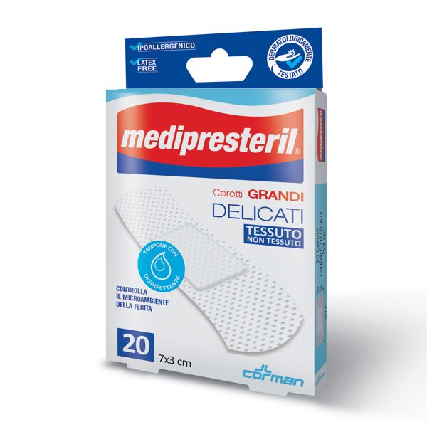 medi presteril cerotto medipresteril sensimed grandi delicati 7x3 20 pezzi