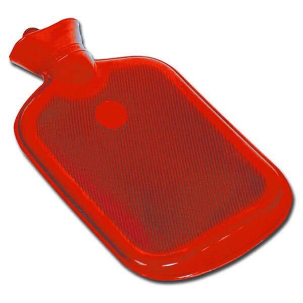 cura farma srl borsa acqua calda bilamellata rossa