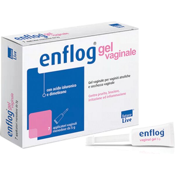 future live srl enflog gel vaginale 7 applicatori monodose da 5 g