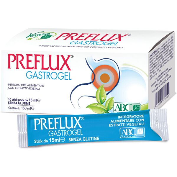 abc trading preflux gastrogel 10 stick pack da 15 ml