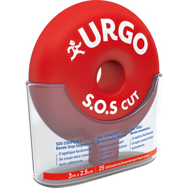 urgo benda sos cut 3x2,5cm