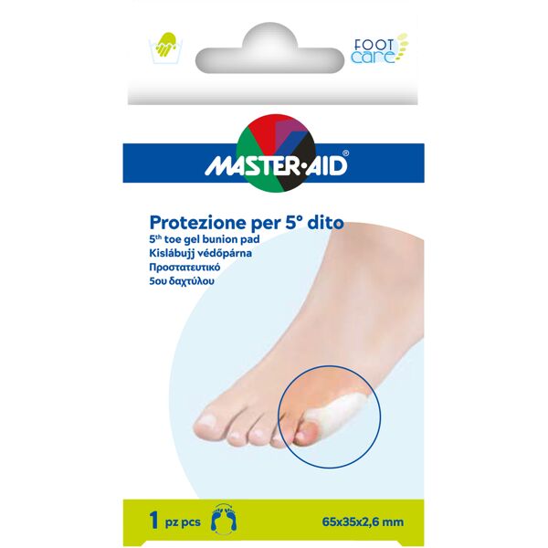 pietrasanta pharma spa master-aid foot care protezione gel 5 dito 1 pezzo