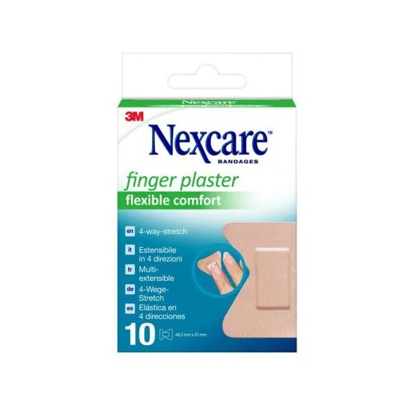 nexcare cerotto preparato 3m finger plasters nfp001w 44,5x51mm