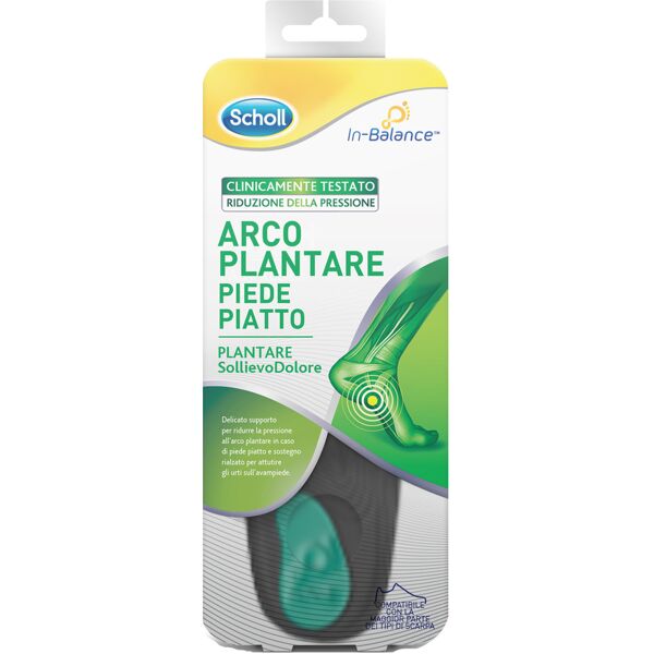 scholl plantare arco s 2 pezzi