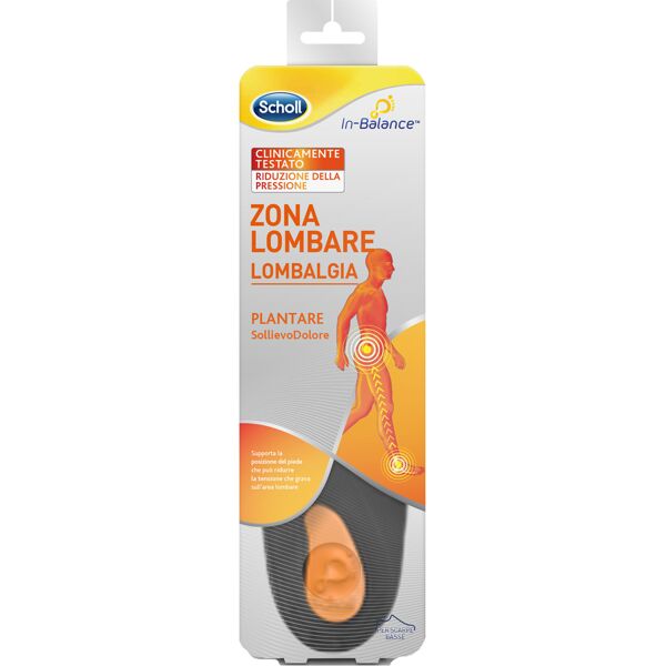 scholl plantare lombare l 2 pezzi