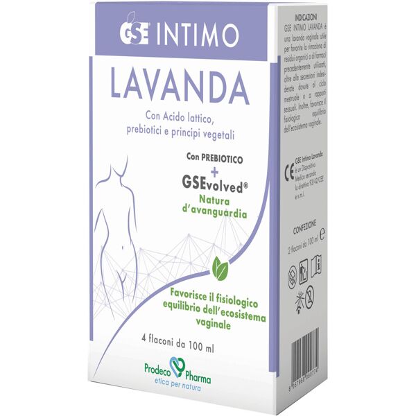 gse intimo lavanda 4 flaconi da 100 ml