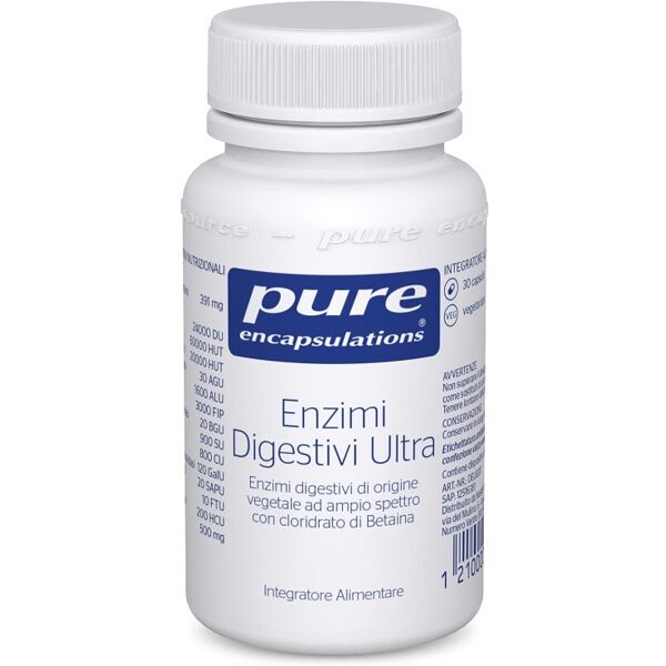 nestle' pure encapsulations enzimi digestivi ultra 30 capsule