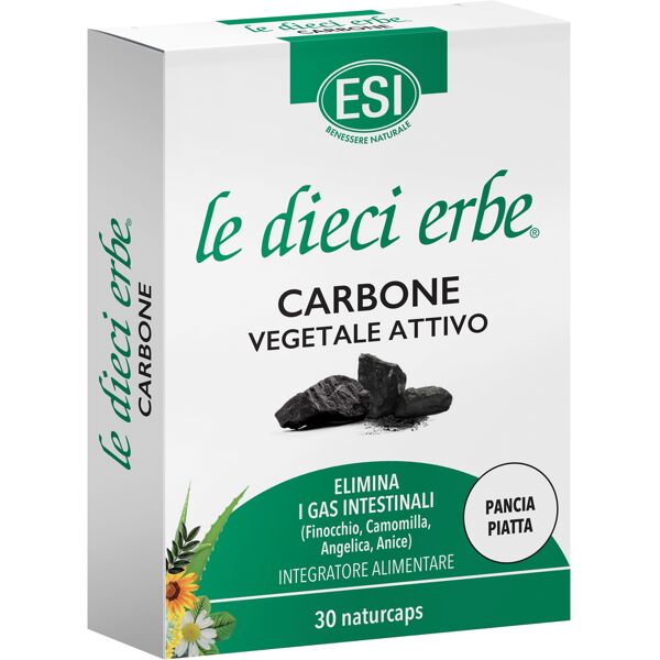 esi spa esi le dieci erbe carbone vegetale attivo 30 naturcaps