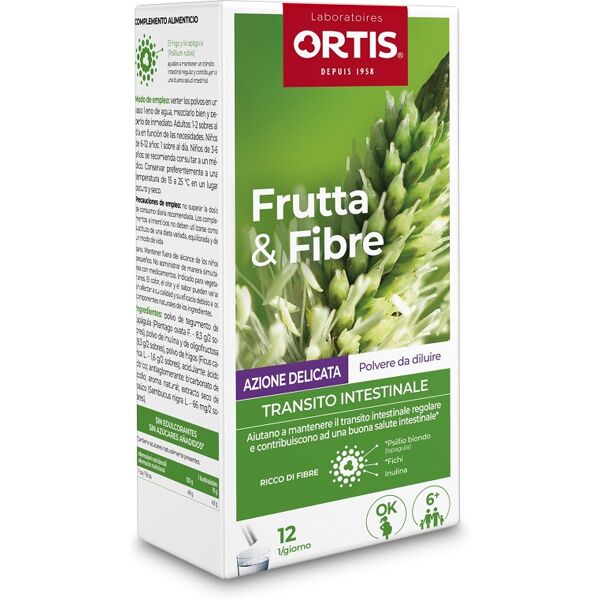 ortis laboratoires pgmbh frutta & fibre azione delicata 12 stick