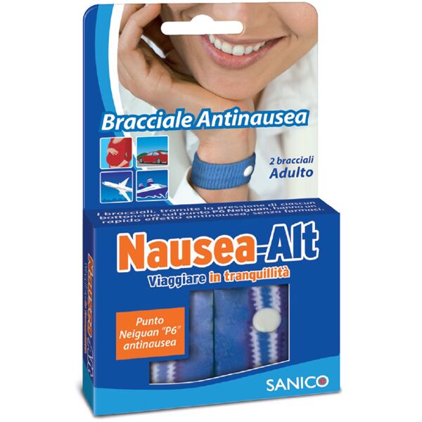 sanico srl bracciale antinausea adulto nausea-alt