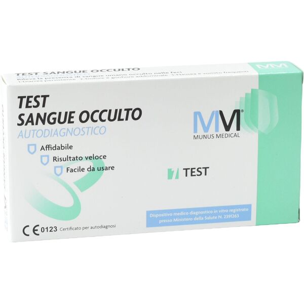 munus international srl munus medical test autodiagnostico sangue occulto