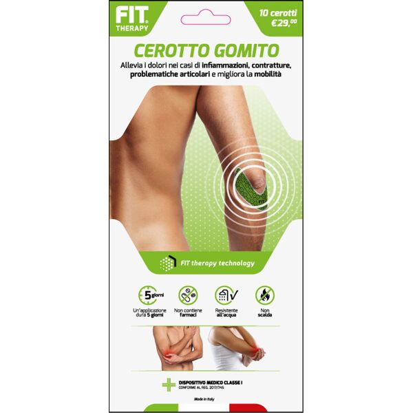 d.fenstec srl fit therapy cerotto gomito 10 pezzi