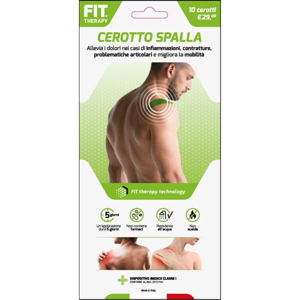 d.fenstec srl fit therapy cerotto spalla 10 pezzi