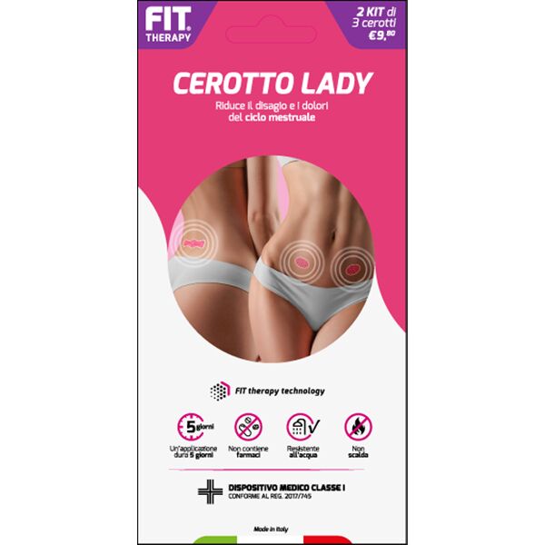 d.fenstec srl fit therapy kit cerotto lady 2 pezzi