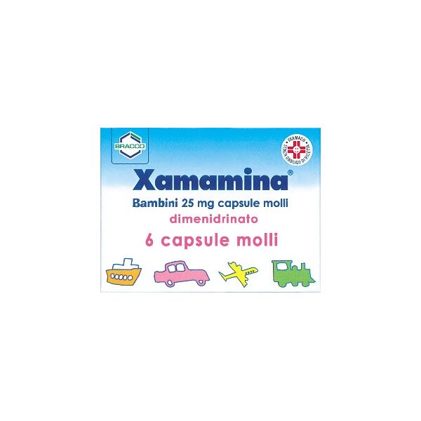 xamamina bambini 6 capsule molli da 25 mg