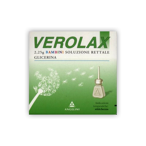 verolax bambini 6 clismi rettali 2,25g