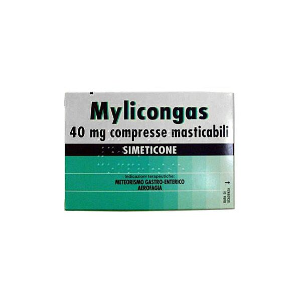 mylicon gas mylicongas 50 compresse masticabili da 40 mg