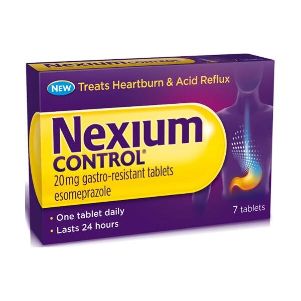 nexium control 7 compresse gastro resistenti da 20 mg