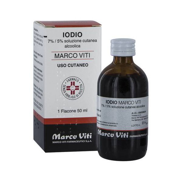 marco viti farmaceutici spa tintura iodio 50ml viti