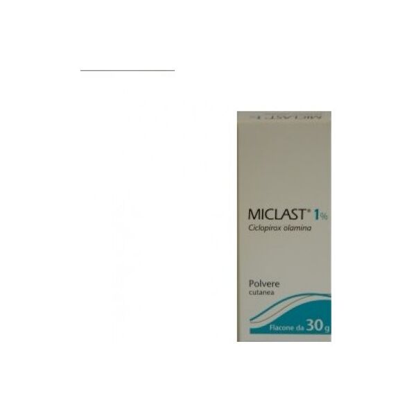 pierre fabre italia spa miclast*polv cut fl 30g 1%