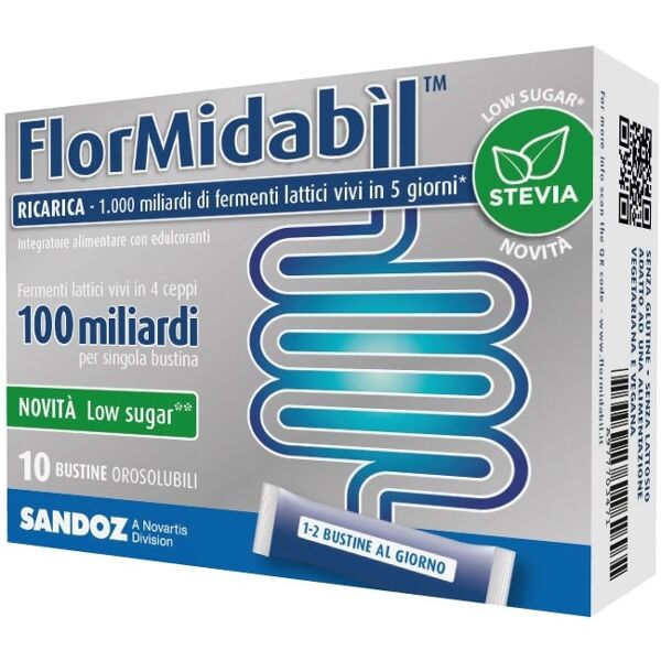 flormidabil ricarica 10 bustine con stevia