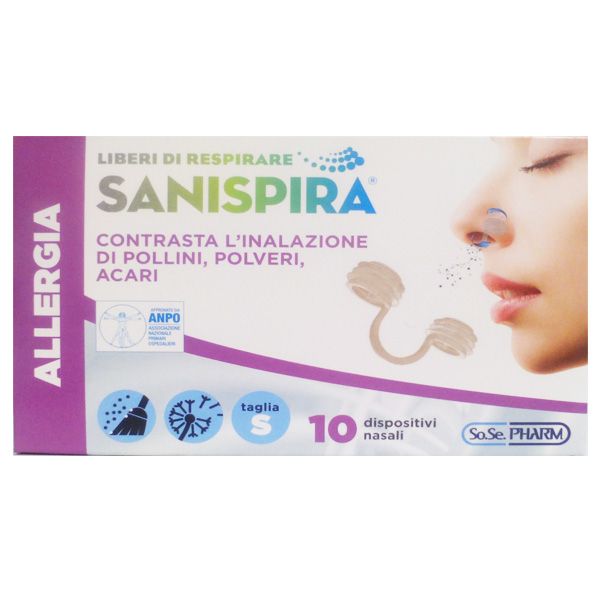 so.se.pharm srl sanispira allergia fitro nasale 10 pezzi