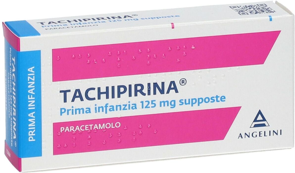 tachipirina prima infanzia 125mg paracetamolo 10 supposte